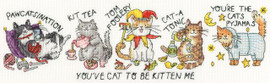 You've Cat To Be Kitten Me Cross Stitch Kit by Bothy Threads