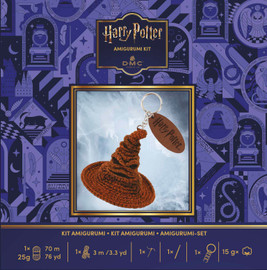 Harry Potter -Sorting Hat Keyring Amigurumi Crochet Kit By DMC 