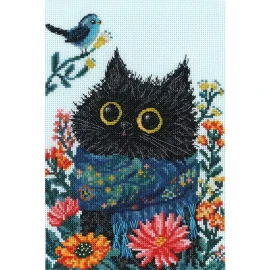 The Mysterious One Counted Cross Stitch Kit by Merejka