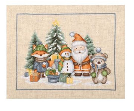 The Christmas Crew Counted Cross Stitch Kit By Vervaco