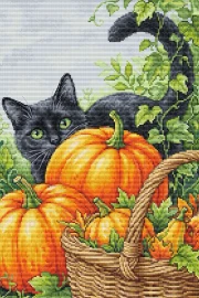 October Charm Cross Stitch Kit  By Luca-S