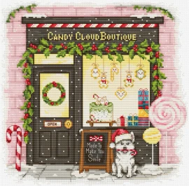 Candy Cloud Boutique Cross Stitch Kit by Luca S