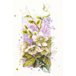 Hellebore Cross Stitch Kit By Magic Needle