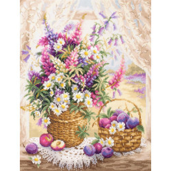Summer Flavor Cross Stitch Kit By Magic Needle