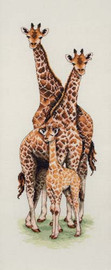 Giraffe Family   Cross Stitch Kit