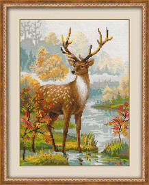 Deer Cross Stitch Kit