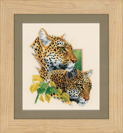 Duo Leopards Cross Stitch Kit