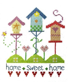 Bird House Cross Stitch Kit