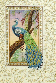 Renaissance Peacock Cross Stitch Kit