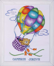Up, Up And Away Sampler Cross Stitch Kit By Design Works