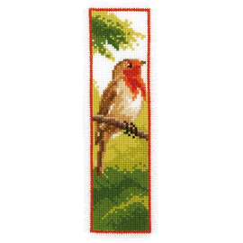 Robin Bookmark Cross Stitch Kit