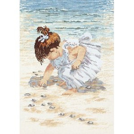 Collecting Shells Counted Cross Stitch Kit