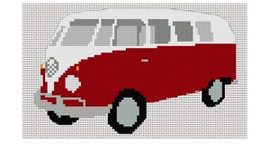 Volkswagen Camper Van Split Screen Cross Stitch Kit