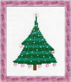 Christmas Tree With Crystal Balls Cross Stitch Kit By Riolis