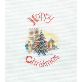 Midnight Mass Card Cross Stitch Kit