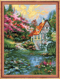 Water Mill Cross Stitch Kit By Riolis