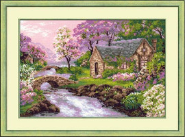 The Spring View ~ Cross Stitch Kit