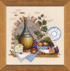 Still Life With Cheese Cross Stitch Kit By Riolis