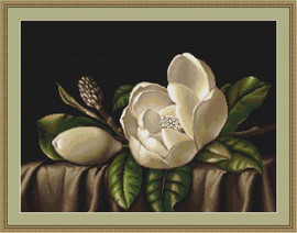 Magnolia Cross Stitch Kit By Luca S (B484)