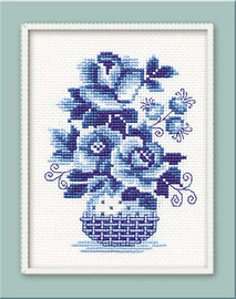 Wild Roses Cross Stitch Kit