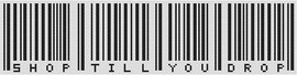 Shop Till You Drop Barcode Cross Stitch Kit By Stitchtastic