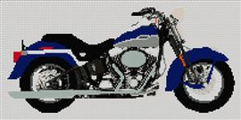 Harley Davidson Softtail Springer Cross Stitch Kit