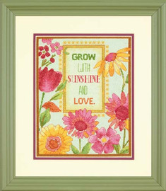 Painted Daisy Verse Cross Stitch Kit By Dimensions