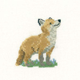 Fox Cub Cross Stitch Kit For Beginners