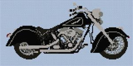 Indian Chief 1999 Motorcycle Cross Stitch Chart