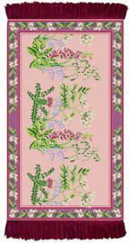 Wild Flowers Rug/Wall Hanging Cross Stitch Kit