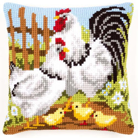 Chicken And Chicks Vervaco Chunky Cushion Kit