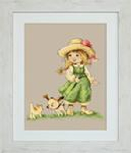 On a Leash Cross Stitch Kit by Luca-S