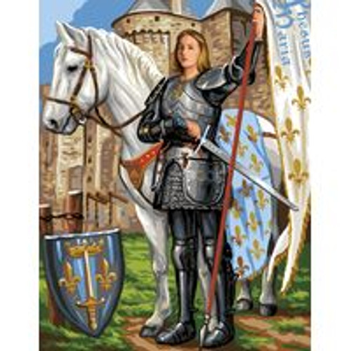 Saint Joan of Arc Tapestry Canvas By Royal Paris