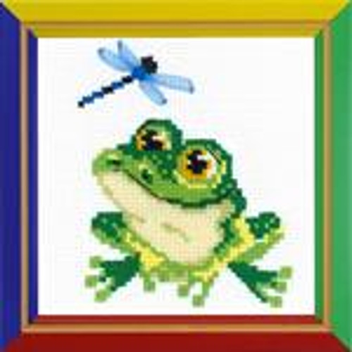 Little Frog Cross Stitch Kit by Happy Bee