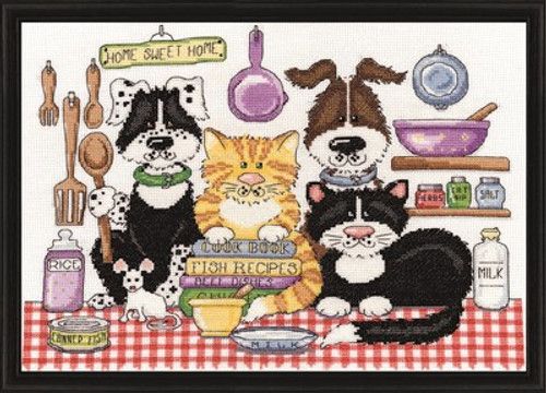 Home Sweet Home Animal Cross Stitch Kit by Design Works