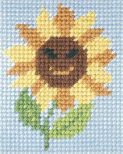Sunny Sunflower Needlepoint kit By Orchidea