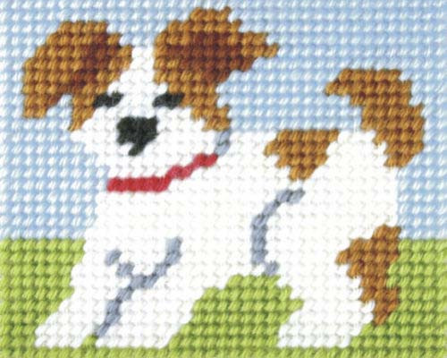 My First Embroidery Needlepoint Kit Puppy By Orchidea