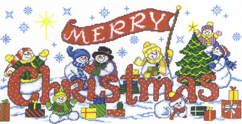 Christmas Friends - cross stitch chart by Ursula Michael