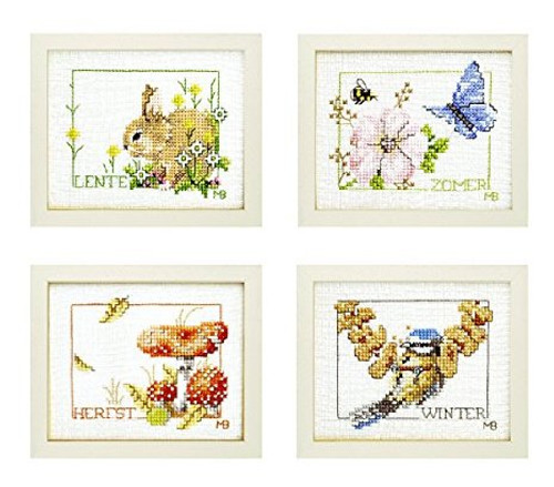 Counted Cross Stitch Kit: Four Seasons By Lanarte