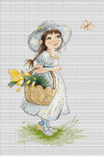 Tulips Cross Stitch Kit by Luca-s