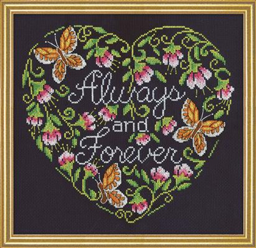 Always and Forever Cross Stitch Kit by Design Works