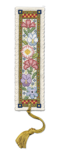 Medieval Garden Bookmark Cross Stitch Kit by Textile Heritage