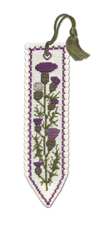 Scottish Thistle Bookmark Cross Stitch Kit by Textile Heritage