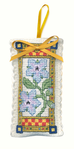 Medieval Garden Sachet Cross Stitch Kit by Textile Heritage