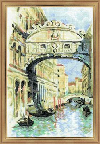 Venice, Bridge of Sighs Cross Stitch Kit by Riolis