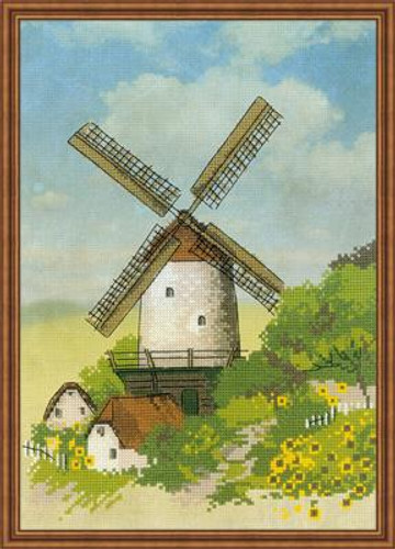 Windmill Cross Stitch Kit by Riolis