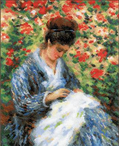 Camille Monet Cross Stitch Kit by Riolis