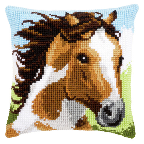 Fiery Stallion  Cross Stitch Kit By Vervaco