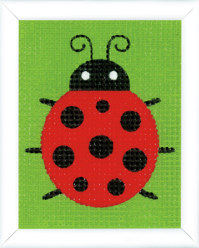 Ladybug  Long Stitch Kit By Vervaco