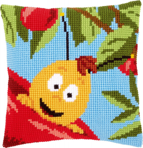 Willy on Apple Chunky Cross Stitch Kit By Vervaco